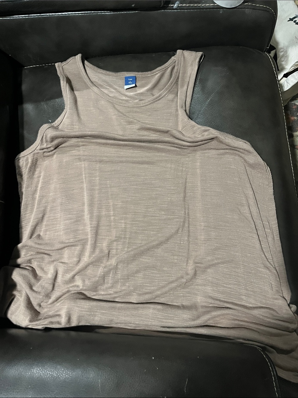 Old Navy Scoop Neck Tank Top - Taupe